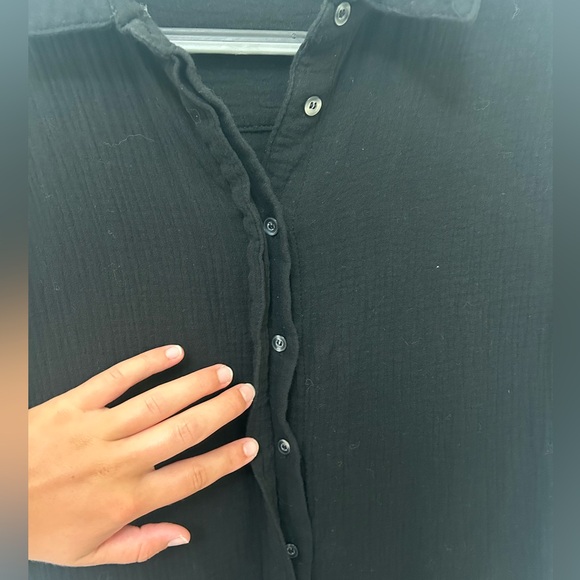 Black Romper with a Tie - Picture 2 of 4